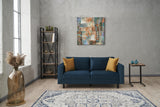 2-seater Sofa Kale Marine Blue 