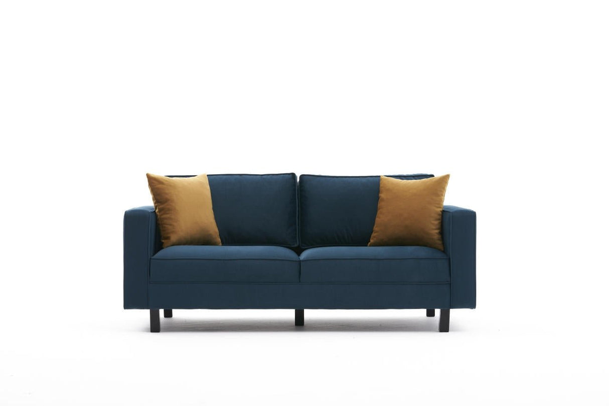 2-seater Sofa Kale Marine Blue 