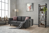 2-seater Sofa Bare Fabric Anthracite 
