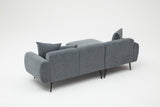 Corner sofa Left Side Anthracite