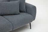 Corner sofa Left Side Anthracite