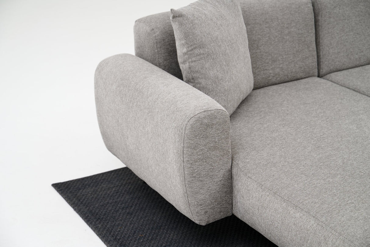 Corner sofa Left Side Light Gray