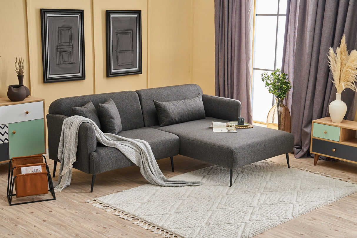 Corner sofa Right Revos Anthracite