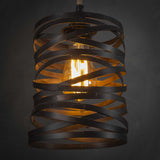 Industrial Pendant Lamp Twist Metal 7-Lights