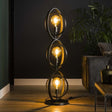 Floor lamp Otan DH Interior Charcoal LxWxH 128x45x36 Metal Atmospheric photo diagonal front view