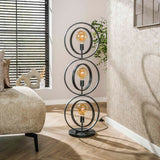 Industrial floor lamp otan metal 3-light