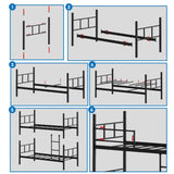Bunk Bed Children - White - 190x90 cm 