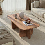 Akira coffee table in Atlantic Pine 120 cm Melamine-coated wood