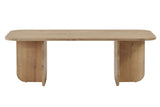 Akira coffee table in sapphire oak look 120 cm Melamine coated wood composite