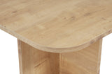 Akira coffee table in sapphire oak look 120 cm Melamine coated wood composite