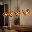 Hanging lamps - Hanging lamp 8 - light beige metal round Otan - Dimehouse