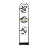 Floor lamp Yaya 3-light mesh black