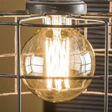 Light source LED filament Sphere Ø9.5 DH Interior Amber color glass LxWxH 15x10x10 Amber color glass Atmospheric photo front view