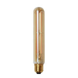 Light source LED filament tube 18.5 cm DH Interior Amber color glass LxWxH 19x6x6 Amber color glass White photo front view
