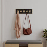 Coat rack 5-Hook Ican Oak Wood Melamine 