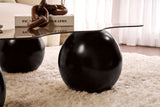 Coffee table Noxa Black Bronze 120x80 cm Tempered glass 