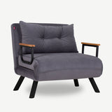 Sofa bed Sando Fabric Gray 
