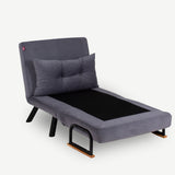 Sofa bed Sando Fabric Gray 