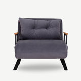 Sofa bed Sando Fabric Gray 