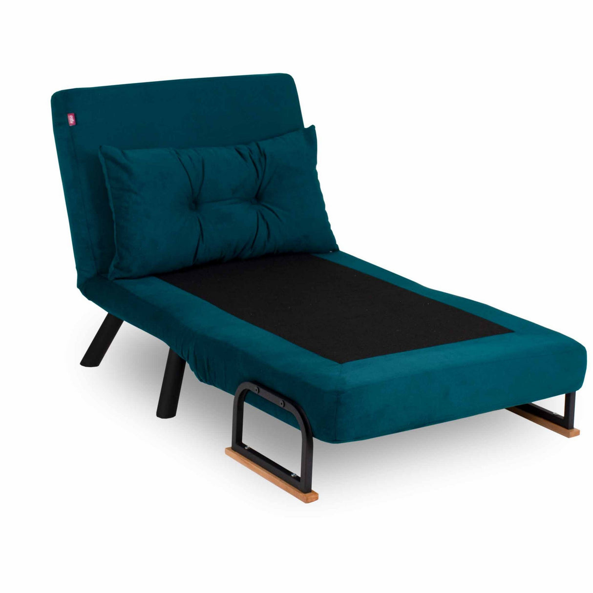 Sleeping armchair Sando Petrol Green