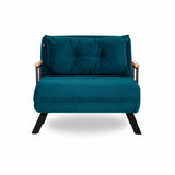 Sleeping armchair Sando Petrol Green