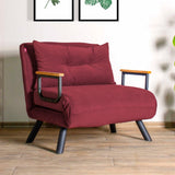 Chair Bed Sando Maroon