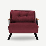 Chair Bed Sando Maroon