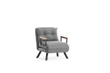 Sleeping armchair sando light gray