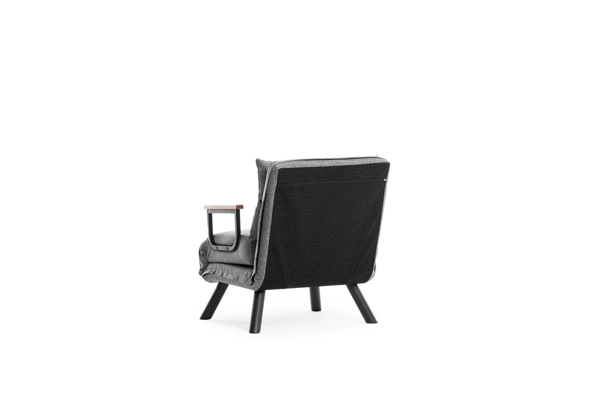 Sleeping armchair sando light gray