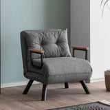 Sleeping armchair sando light gray