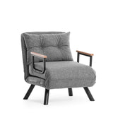 Sleeping armchair sando light gray