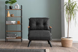 Sleeping armchair Sando Dark Gray