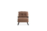 Sleeping armchair sando light brown