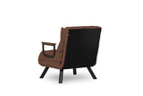 Sleeping armchair sando light brown
