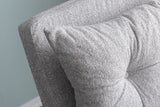 Sofa bed Sando Gray Teddy fabric 