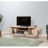 TV Meubels - TV Meubel Truva Sonoma Eik Melamine 140x50x40 cm - Dimehouse