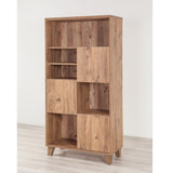 Boekenkasten - Boekenkast Marina Flora Atlantisch Dennenhout Melamine 80x155x36 cm - Dimehouse