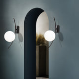Black Glass Wall Lamp Cielo 