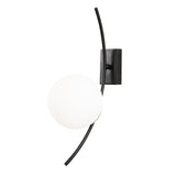Black Glass Wall Lamp Cielo 
