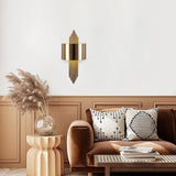 Wall lamp 1-light Brass Gold Metal Andes 