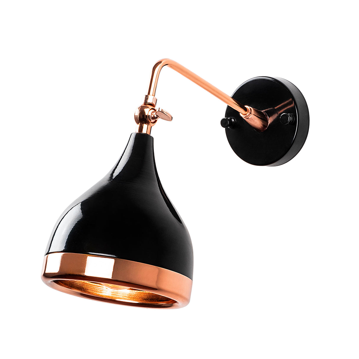 Wall lamp Black Copper Metal Grip 