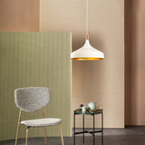 Hanging Lamp White Metal Forge 