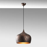 Copper-colored Metal Pendant Lamp Forge 
