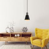 Pendant Lamp Black Nickel Metal Velora 