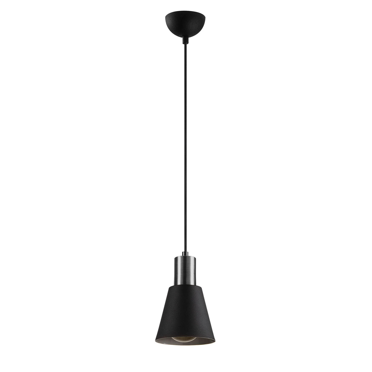 Pendant Lamp Black Nickel Metal Velora 