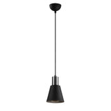 Pendant Lamp Black Nickel Metal Velora 