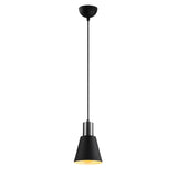 Pendant Lamp Black Nickel Metal Velora 