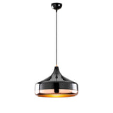 Pendant lamp 1-light Black Copper Metal Grip 
