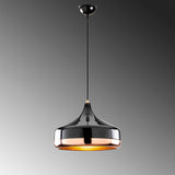 Pendant lamp 1-light Black Copper Metal Grip 