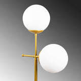Floor lamp Gold Glass Perla 